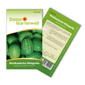 Mexikanische Minigurke  Samen - Melothria scabra - Minigurkensamen - Gemüsesamen - Saatgut für 10 Pflanzen