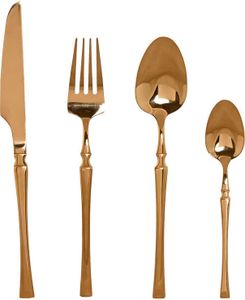 Příbory Domů ESPRIT Gold Nerezová ocel 3 x 1,5 x 15 cm 16 kusů