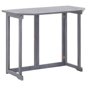 vidaXL Skládací balkonový stůl 90 x 50 x 74 cm Masivní akáciové dřevo