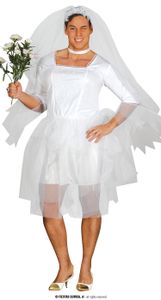Männliches Braut Kostüm für Herren Größe M - L, Größe:L