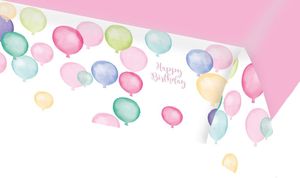 Tischdecke Happy Birthday Pastel Papier