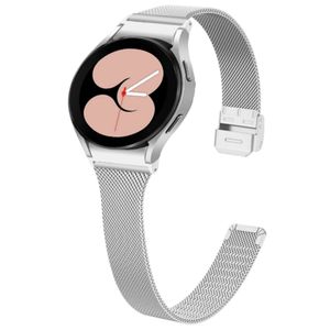INF Uhrenarmband Samsung Galaxy Watch 4 Edelstahl Silber