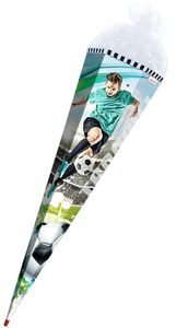 ROTH Schultüte "Fußballstar" eckig 850 mm mit Effekt