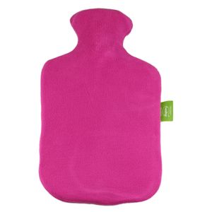 Fashy Wärmflasche 2 L mit Fleecebezug magenta