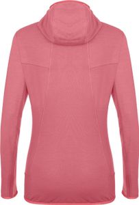 Salewa Fleecejacke Light Micro Pl M FZ mit Kapuze für Damen, Größe:46, Farbe:Calypso Coral mel