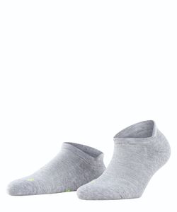 FALKE Cool Kick Damen Sneakersocken, Größe, 35-36, Farbe, light grey (3400), Grau