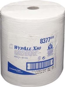 Utěrky WYPALL X80, bílé, 31,5x34cm, 475 listů, 5027375016622