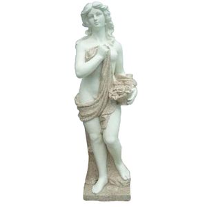 Gartenfigur Frau 110cm Garten Figur Deko Teichfigur Statue Skulptur Dekoration