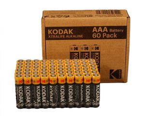 Alkalická baterie AAA Kodak XTRALIFE (60 kusů)