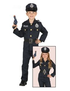 Polizei Kostüm Polizist Maddox für Kinder