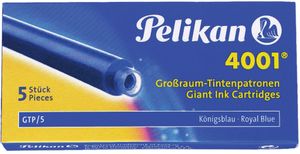 Pelikan Großraum Tintenpatronen 4001 GTP/5 königsblau (5 Patronen)
