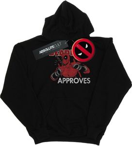Marvel - "Approves" Kapuzenpullover für Damen BI6867 (M) (Schwarz)