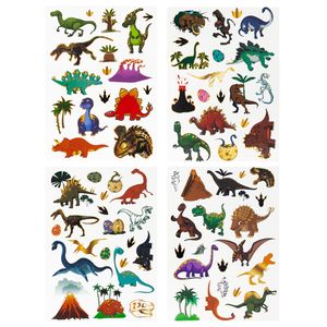 Oblique Unique 78 Temporäre Tattoos Kinder Dinosaurier Tattoo Set Klebetattoos für Kinder zum Spielen Dino Motive