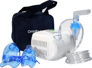 Inhaliergerät Inhalator Therapie Vernebler Inhalation Kompressor Omnibus Weiß