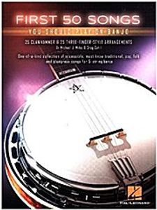 First 50 Songs You Should Play On Banjo -Book-