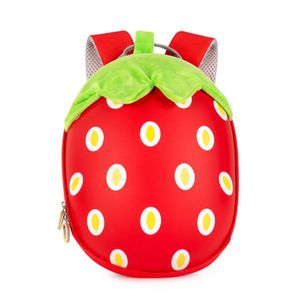 Boppi Tiny Trekker Kinderrucksack für Reisen (4 Liter) - Erdbeere