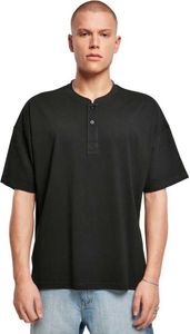 Urban Classics Oversized Henley Kurzarm-t-shirt Schwarz S Mann Schwarz S