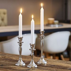 Kerzenhalter PHÖNIX 3tlg. silber Kerzenständer