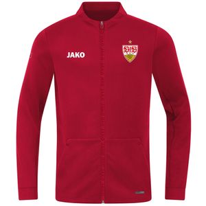 JAKO VfB Stuttgart Jacke Pro Casual, Farbe:chili rot, Größe:XXL