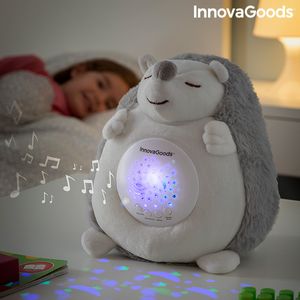 Plyšový ježek Spikey s bílým šumem a projektorem na spaní