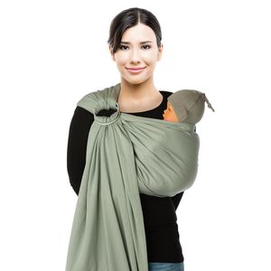 Babylonia Baby Carriers Tragetuch Baby - Modell BB SLING - Grey Violet