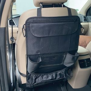 Hochwertiger Auto Organizer - Rückenlehnen Schutz mit 9 Fächern - Wasserabweisender Rücksitzschoner - Autorücksitzorganizer