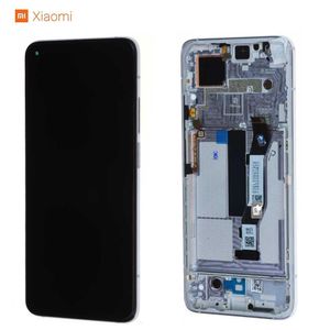 Original Xiaomi Mi 10T / 10T Pro LCD Display Digitizer Touch Screen Bildschirm Rahmen 5600040J3S00 Silber