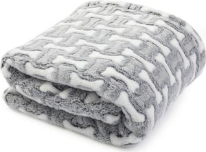 Soft Decke Katzen Hunde, Katzendecke, Hundedecke Schlafdecke Decken Knochengrau 100x75cm Soft Decke Katzen Hunde, Katzendecke, Hundedecke Schlafdecke Decken Knochengrau 100x75cm
