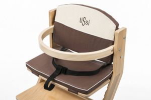 Sitzkissen Sitzpolster Sitzverkleinerer für tiSsi® Hochstuhl, Farbe:Braun