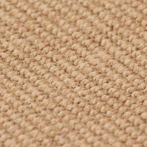 vidaXL Teppich Jute mit Latexrücken 160x230 cm Natur