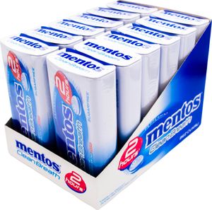 Mentos Clean Breath Peppermint v plechovke 12X35G
