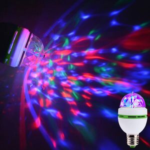 3W E27 LED Partyleuchte Rotierende Discolicht Discokugel Disco Lichteffekt Bühnenbeleuchtung