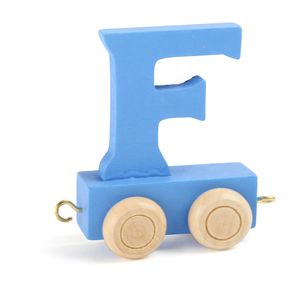 Small Foot Design 10356 'Buchstabenzug bunt' Holz Buchstabe F, blau (1 Stück)