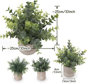 künstliche pflanzen kunstpflanzen deko pflanzen 3 Stücke Künstliche PflanzenKleine