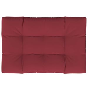vidaXL Vankúš z palety Víno červená 120x80x12 cm Tkanina