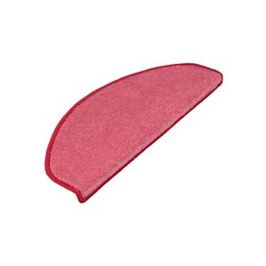 Stufenmatte Dynasty Velours Rosa Halbrund 23,5 x 65 cm