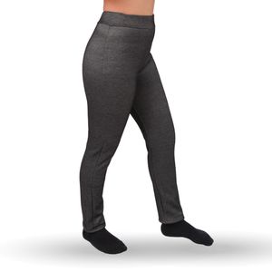 Thermo Leggings Damen - gefütterte High Waist ( Schwarz - Jeans Optik ) Thermoleggins mit Innenfleece - warme Winter Hose, Hohe Taille ( M - 40/42 )