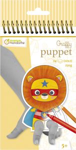 Avenue Mandarine 5x Graffy Puppet, Tiere Superhelden - Gelb GY010O Avenue Mandarine 5x Graffy Puppet, Tiere Superhelden - Gelb GY010O