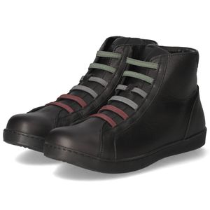 Andrea Conti Ankle Boots Damen Glattleder Schwarz Größe: 41