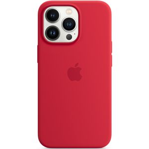 Apple Silicone Case with MagSafe für A2638 Apple iPhone 13 Pro - red
