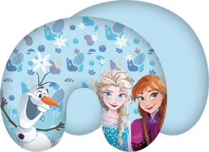 Disney Frozen U-förmiges Reisekissen – Weiches Nackenkissen für Flugzeug, Auto & Zug