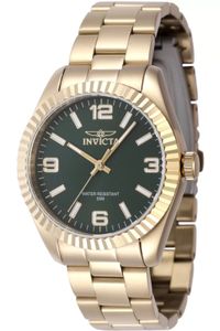 Invicta Specialty 47474 - Dámské Náramkové Hondiky - Quartzové - Nerezová ocel s zeleným ciferníkem - 36mm