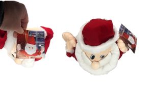 Bewegliche Weihnachtsmütze, Singende und tanzende Nikolausmütze,Weihnachtsplüsch Weihnachtsmann Mütze Kostüm Weihnachtsschmuck