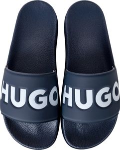 HUGO Sandalette Match_Slid, Textil, Blau, Herren