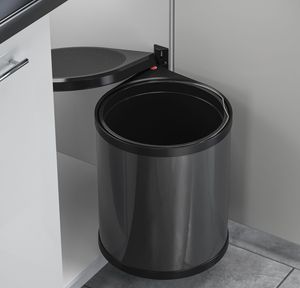 Hailo Mülleimer Küche, Einbau ab 40cm Schrank, Kosmetikeimer 15 L Hailo Mülleimer Küche, Einbau ab 40cm Schrank, Kosmetikeimer 15 L
