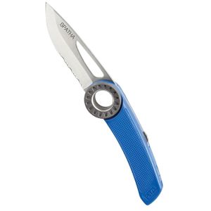 Petzl Spatha Kletter-Taschenmesser Kletterausrüstung, Farbe:blau