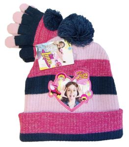 Disney Soy Luna Mütze-Handschuhe-Set für Mädchen Blau 52