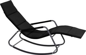 SIENA GARDEN Schaukelliege mit Kissen Aliano black