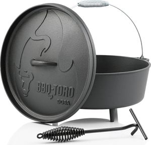 BBQ-Toro Dutch Oven DO6A, liatinový hrniec Alpha 5,5 l, liatinový hrniec