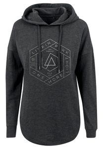 Dětské tričko Mr. Tee Ladies Linkin Park OML Oversize Hoody charcoal - L
